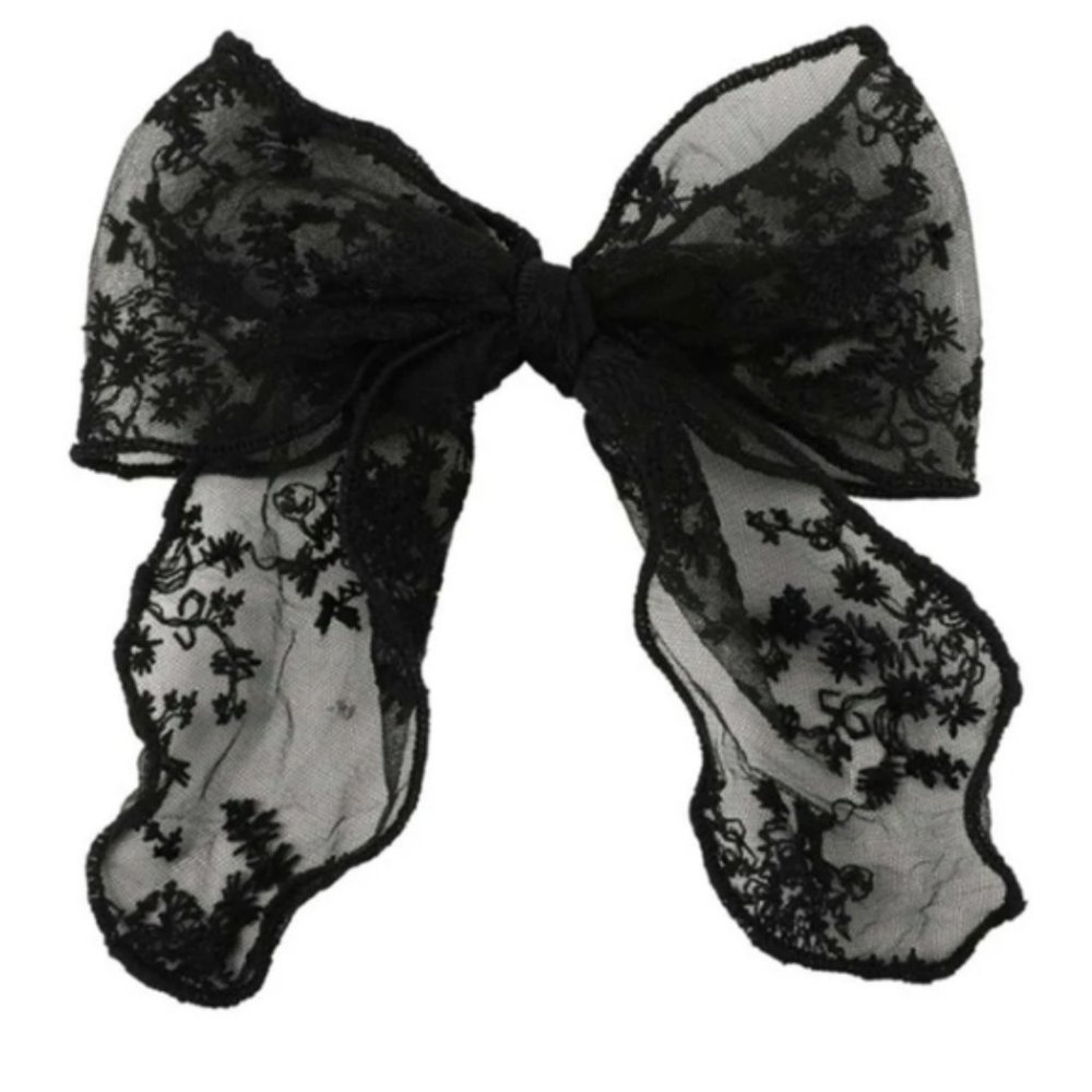 Mesh Bow Hair Clip - Picture 2 of 4